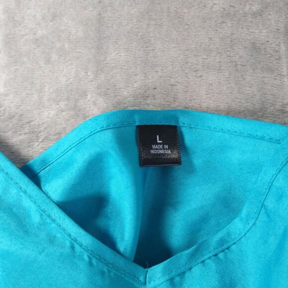 Women Streetwear Sleeveless Casual layering TankTop L Vibrant Blue closetstaple - Picture 2 of 8